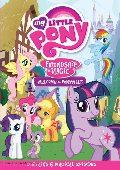 &quot;My Little Pony: Friendship Is Magic&quot; - British DVD movie cover