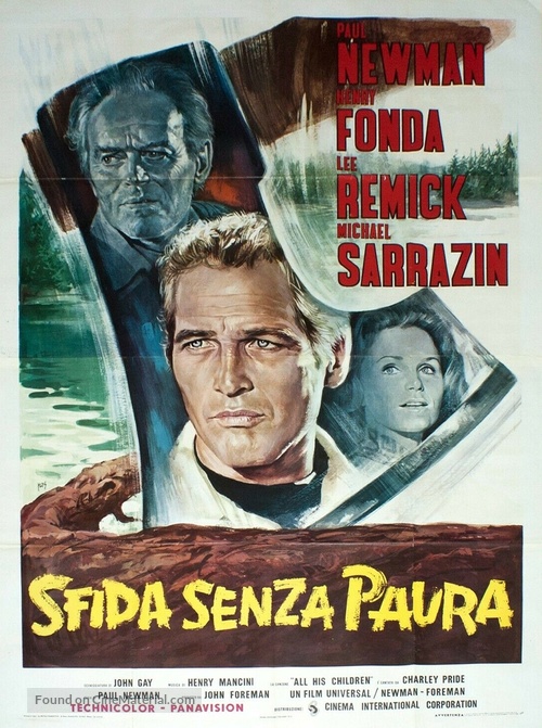 Sometimes a Great Notion - Italian Movie Poster