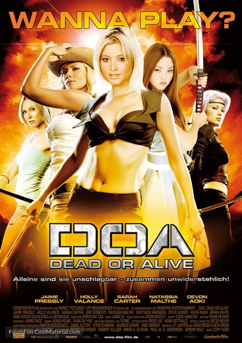Dead Or Alive - German Theatrical movie poster