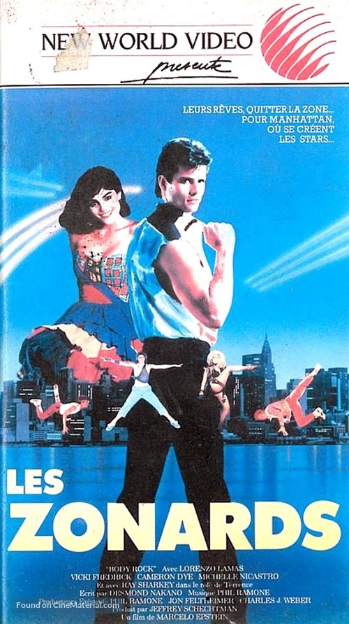 Body Rock - French VHS movie cover