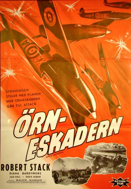 Eagle Squadron - Swedish Movie Poster