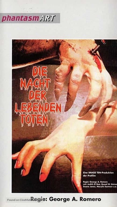 Night of the Living Dead - Swiss VHS movie cover