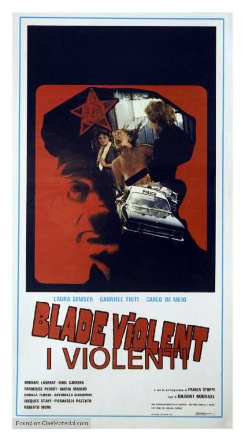 Blade Violent - I violenti - Italian Movie Poster