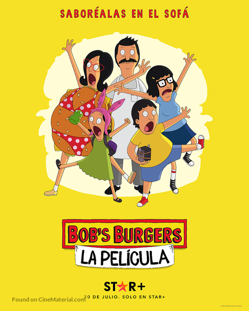 The Bob&#039;s Burgers Movie - Argentinian Movie Poster