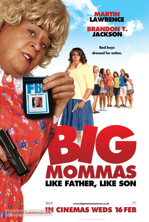 Big Mommas: Like Father, Like Son - British Movie Poster