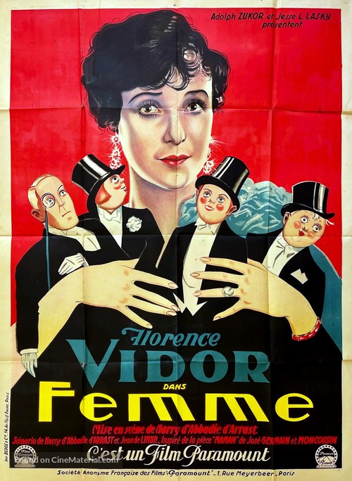 The Magnificent Flirt - French Movie Poster