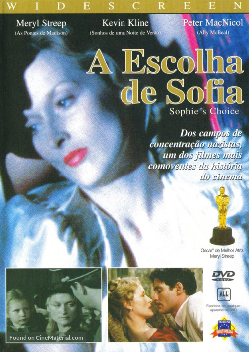 Sophie&#039;s Choice - Brazilian Movie Cover