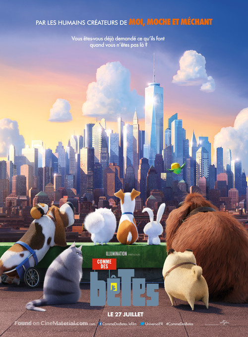 The Secret Life of Pets - French Movie Poster