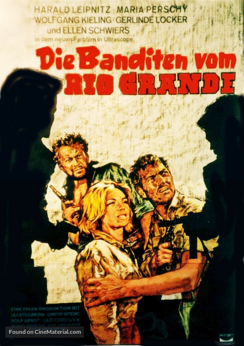 Die Banditen vom Rio Grande - German Movie Poster