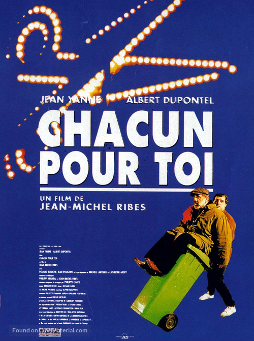 Chacun pour toi - French Movie Poster