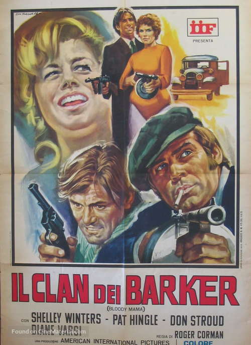 Bloody Mama - Italian Movie Poster