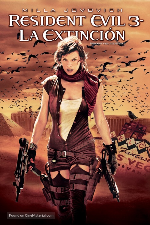 Resident Evil: Extinction - Argentinian Movie Cover