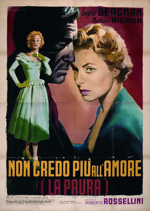 La paura - Italian Movie Poster