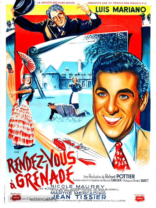 Rendez-vous &agrave; Grenade - French Movie Poster
