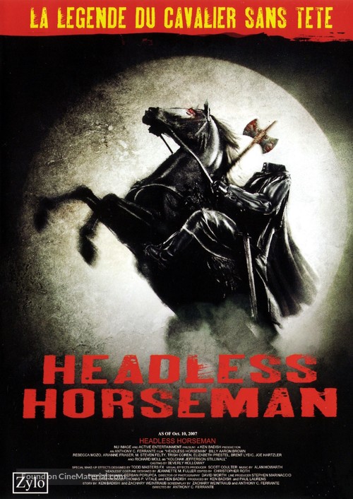 Headless Horseman - French Movie Poster