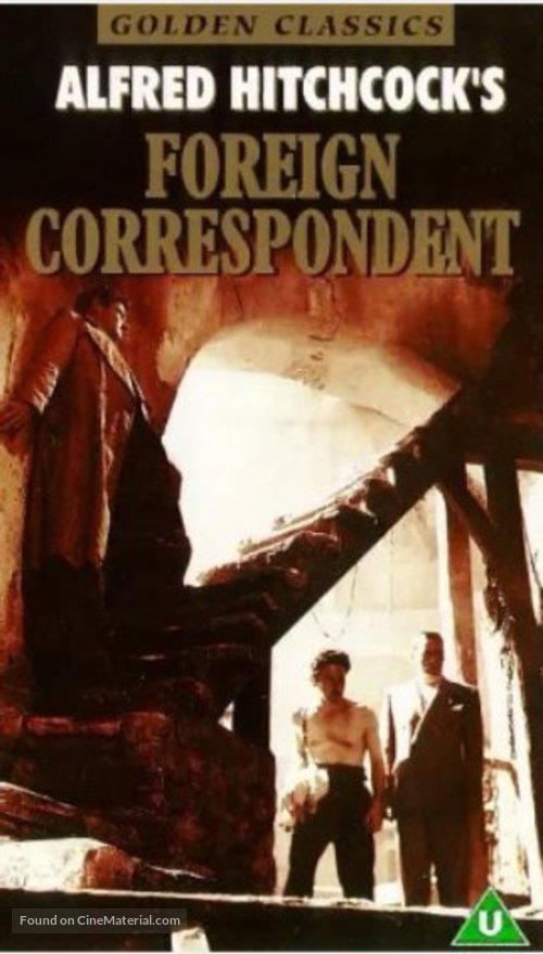 Foreign Correspondent - British VHS movie cover