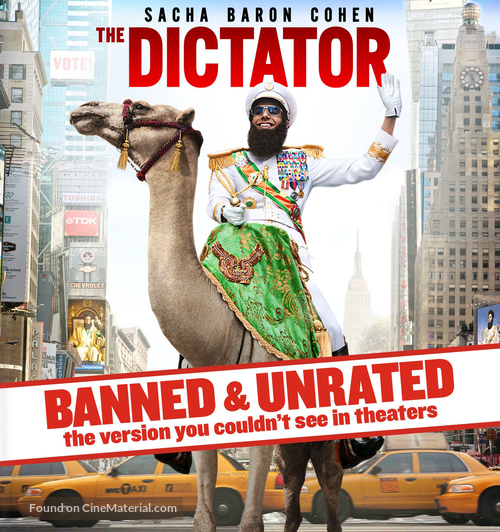 The Dictator - Blu-Ray movie cover