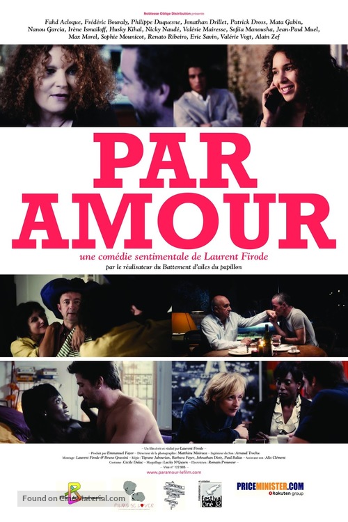 Par amour - French Movie Poster