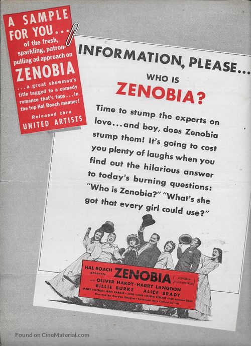 Zenobia - Movie Poster