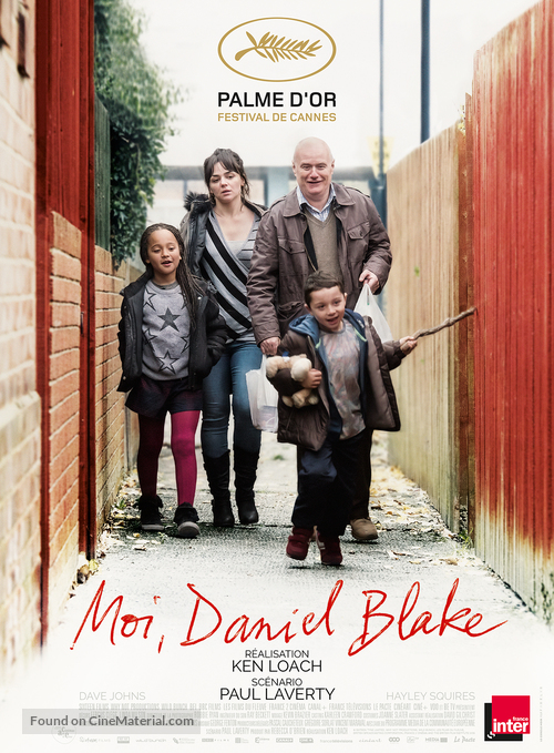 I, Daniel Blake - French Movie Poster