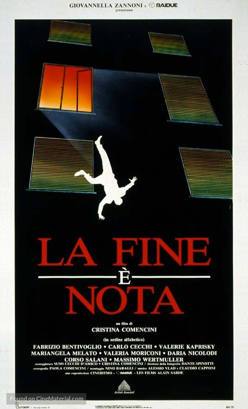 La fine &egrave; nota - Italian Movie Poster