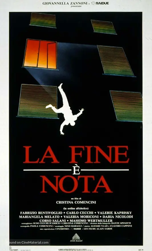 La fine è nota (1993) Italian movie poster La fine è nota (1993) Italian movie poster