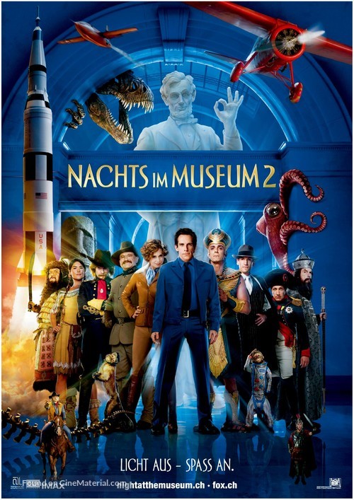 Night at the Museum: Battle of the Smithsonian - Swiss Movie Poster