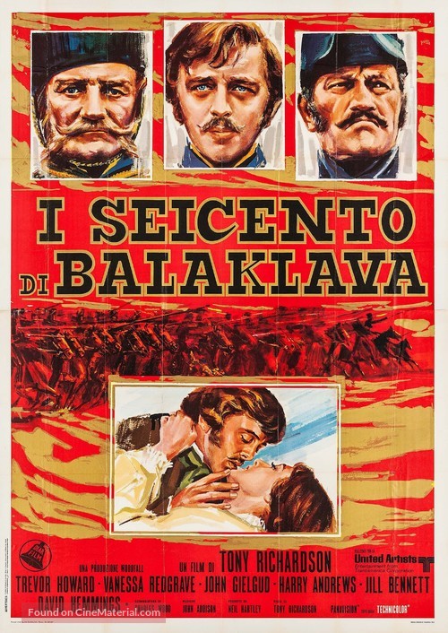 The Charge of the Light Brigade - Italian Movie Poster