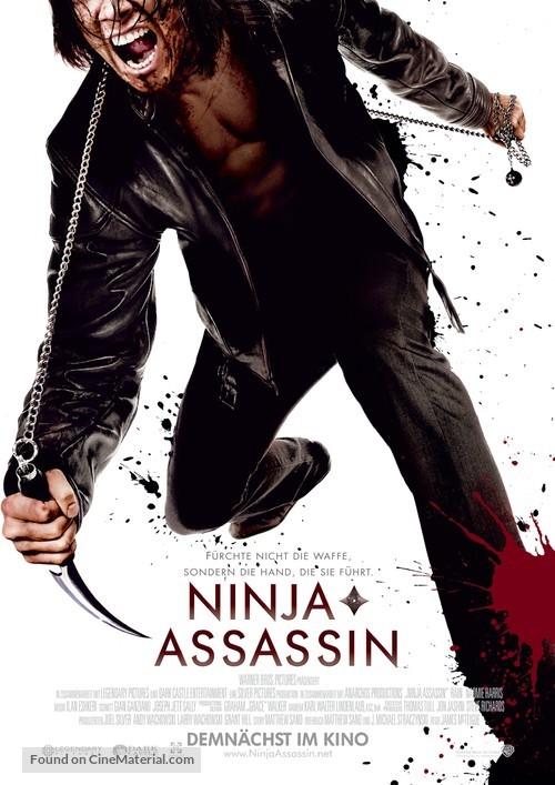 Ninja Assassin - German Movie Poster