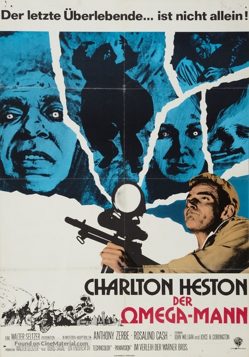 The Omega Man - German Movie Poster