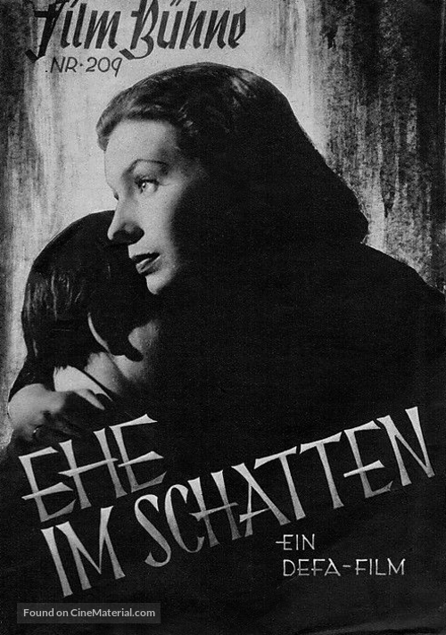 Ehe im Schatten - German Movie Poster