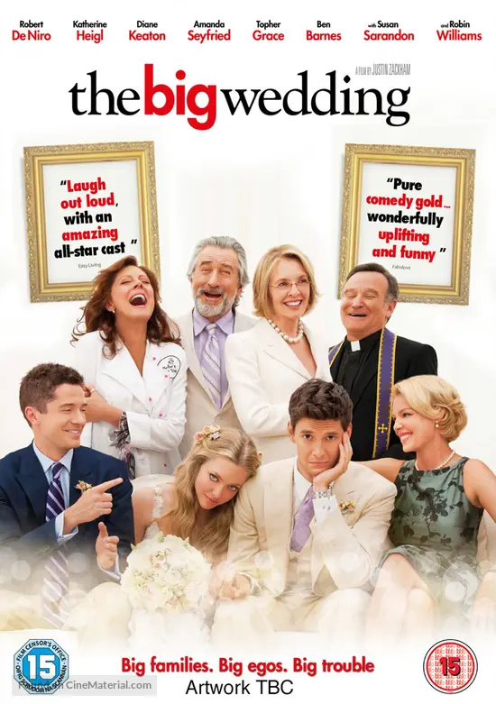 The Big Wedding 2013 Dvd Movie Cover