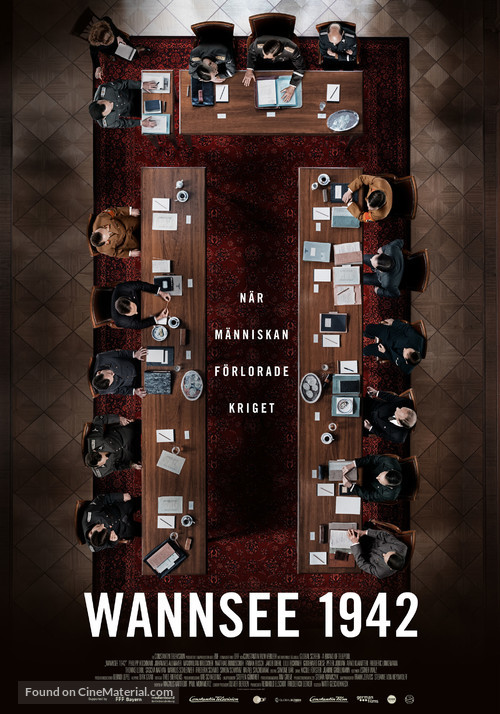 Die Wannseekonferenz - Swedish Movie Poster