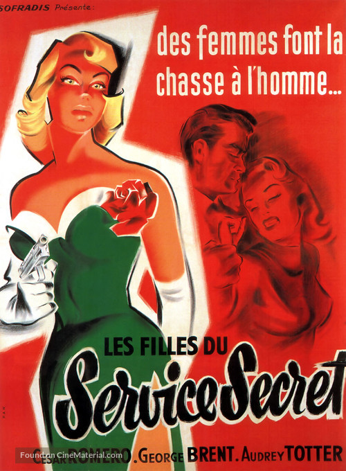 FBI Girl - French Movie Poster
