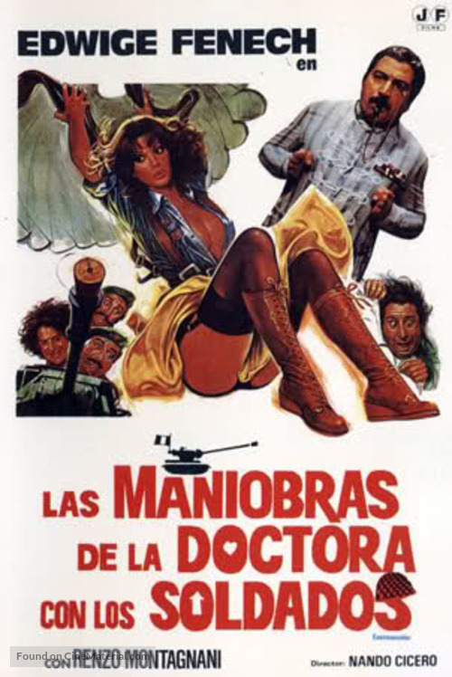 La soldatessa alle grandi manovre - Spanish Movie Poster