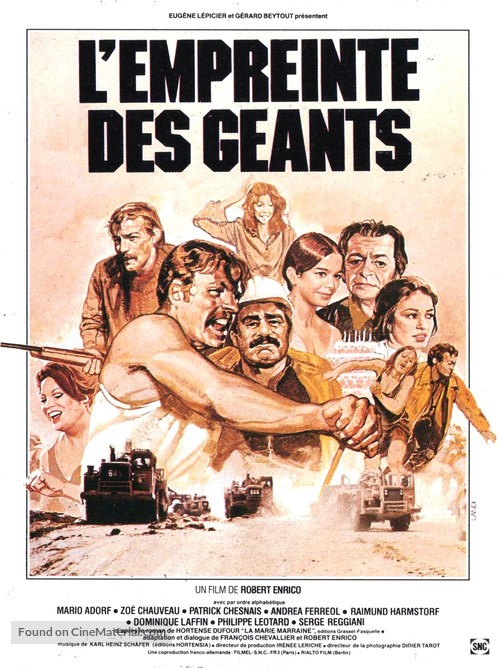 L&#039;empreinte des g&eacute;ants - French Movie Poster