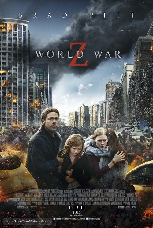 World War Z - Danish Movie Poster