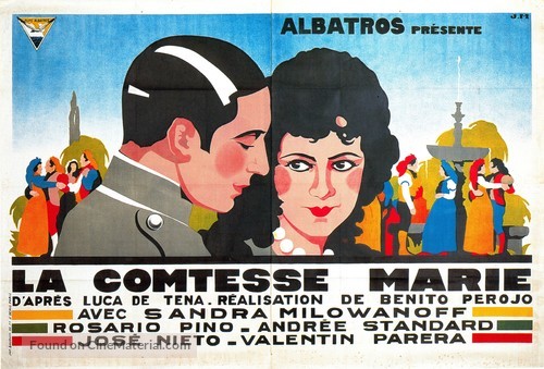La condesa Mar&iacute;a - French Movie Poster