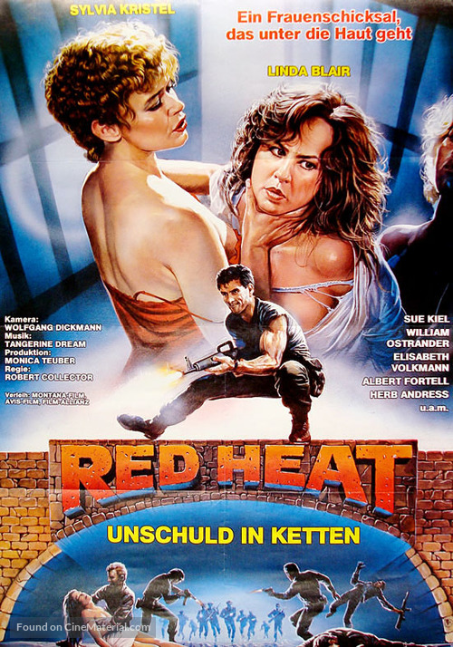 Red Heat - German Movie Poster