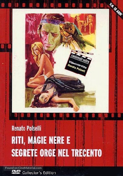 Riti, magie nere e segrete orge nel trecento - Italian DVD movie cover