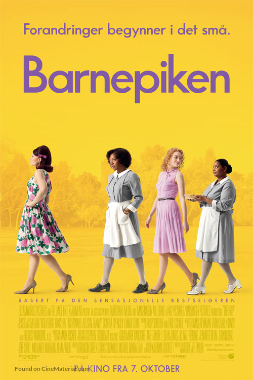 The Help - Norwegian Movie Poster