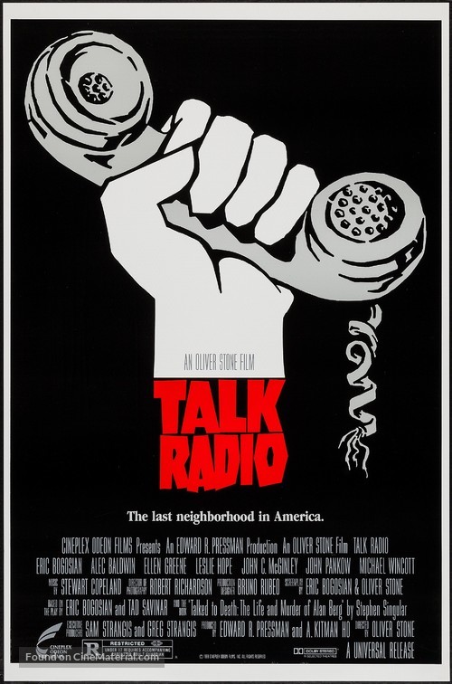 Talk Radio - Movie Poster