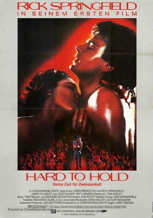 Hard to Hold - German Movie Poster