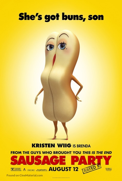 Sausage Party - Character movie poster