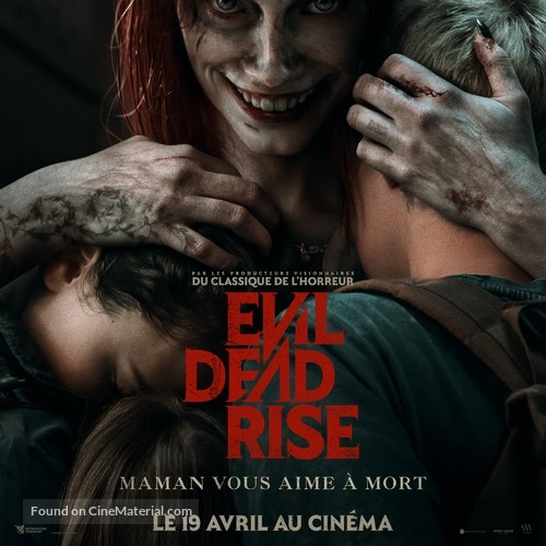 Evil Dead Rise - French Movie Poster