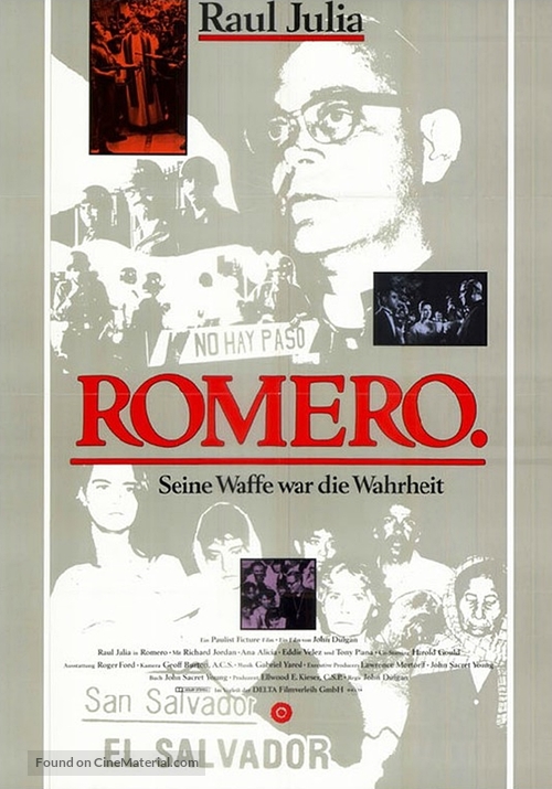 Romero - German Movie Poster