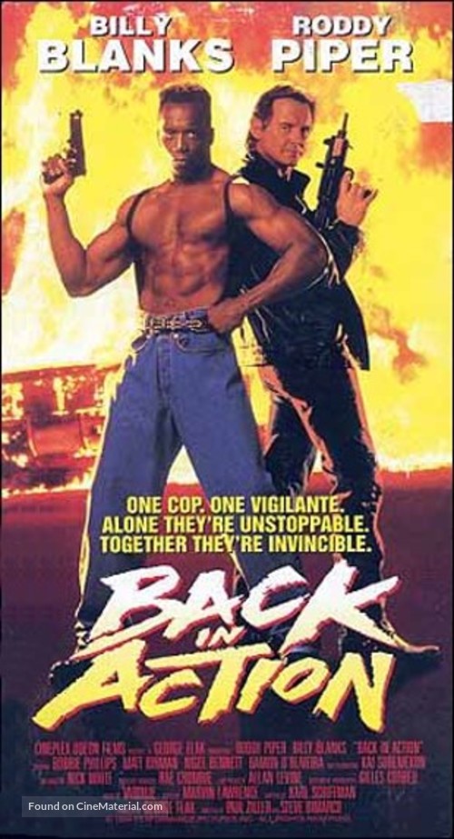 Back in Action - VHS movie cover
