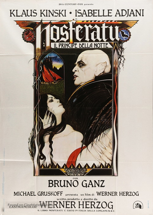 Nosferatu: Phantom der Nacht - Italian Movie Poster