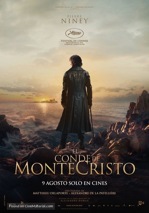 Le Comte de Monte-Cristo - Spanish Movie Poster