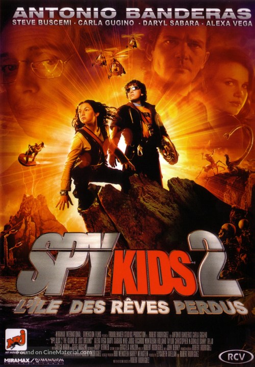 Spy Kids 2: Island of Lost Dreams - French DVD movie cover